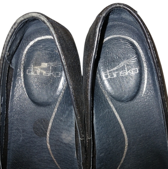 Dansko Olivia Leopard Print Metallic Loafer Flat Women's size 9 - Picture 5 of 10